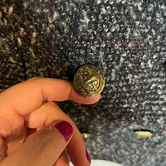 Vintage wool boucle button blazer - Picture 3 of 6